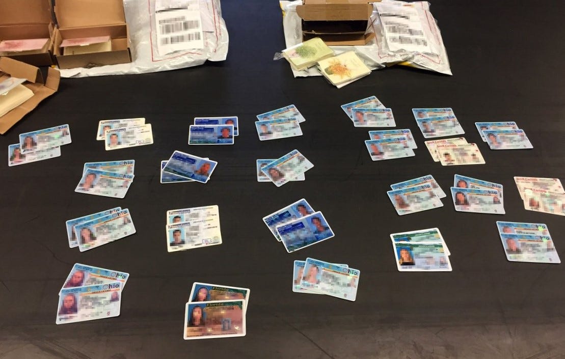 Fake Id Caught By Customs